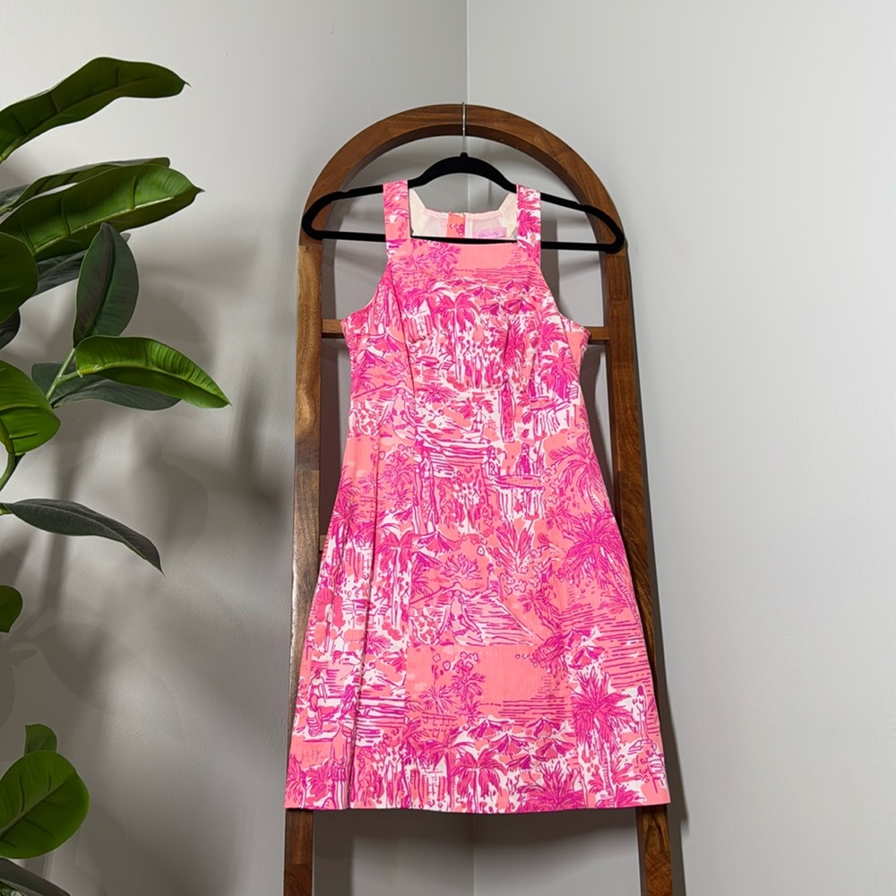 Lilly Pulitzer 00 Cheeky Melon Rule Breakers Simone Shift Dress